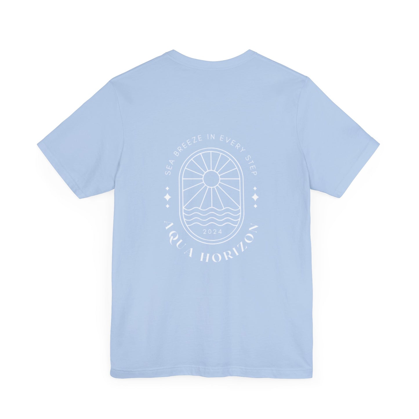 Aqua Horizon Unisex Jersey Short Sleeve Tee