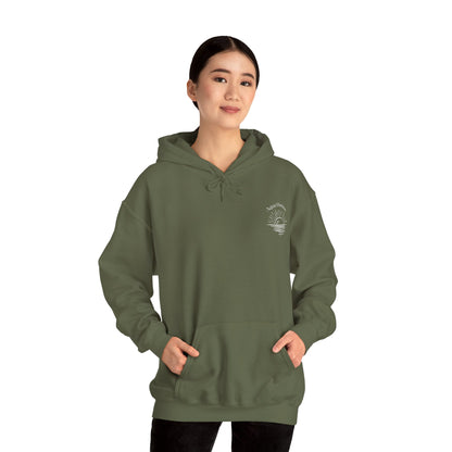 Aqua Horizon Heavy Blend™ Hooded Sweatshirt