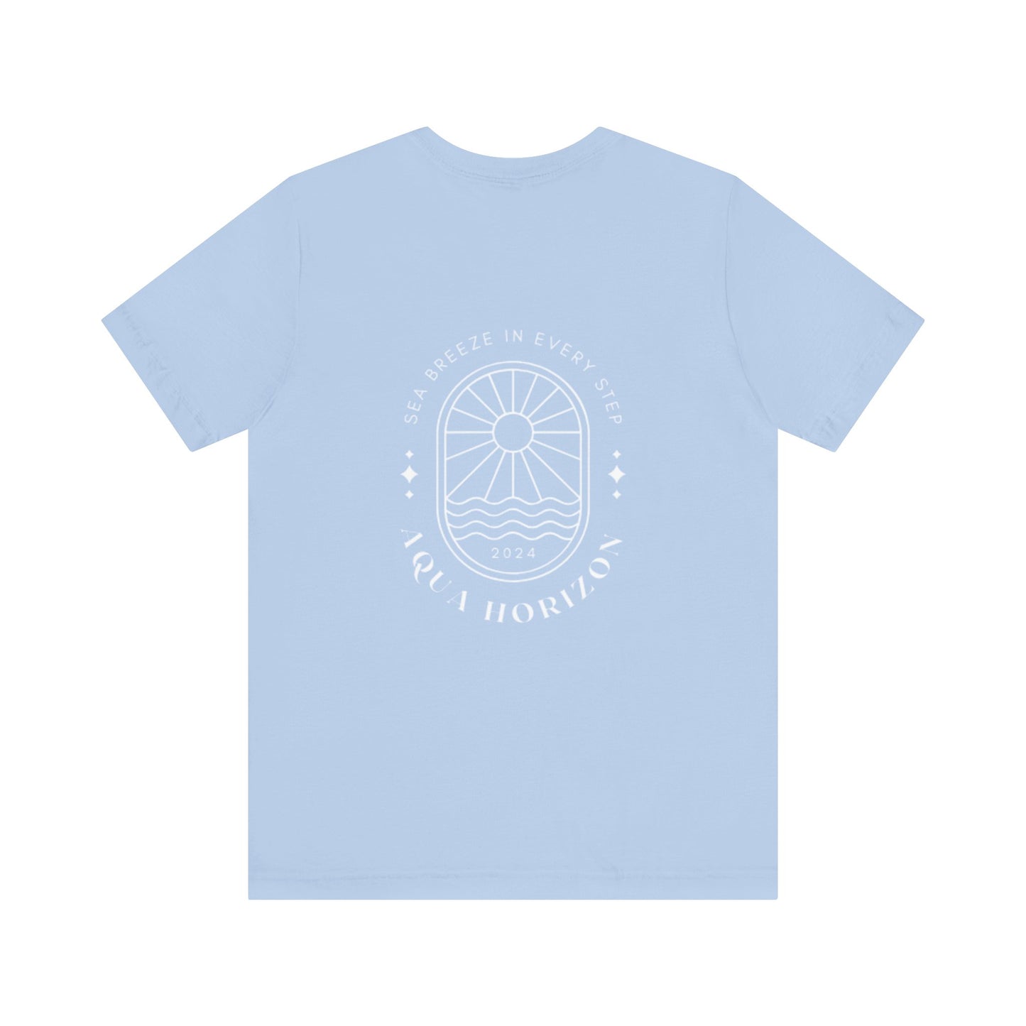 Aqua Horizon Unisex Jersey Short Sleeve Tee