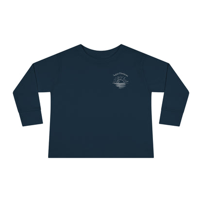 Aqua Horizon Toddler Long Sleeve Tee