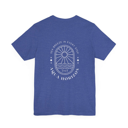 Aqua Horizon Unisex Jersey Short Sleeve Tee