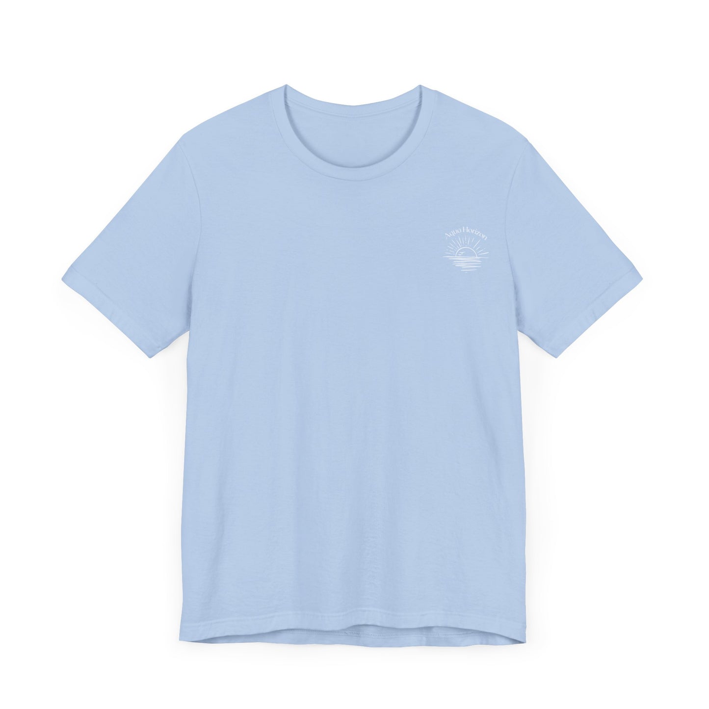 Aqua Horizon Unisex Jersey Short Sleeve Tee