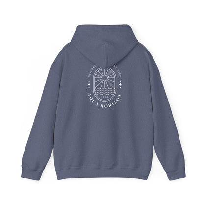 Aqua Horizon Heavy Blend™ Hooded Sweatshirt