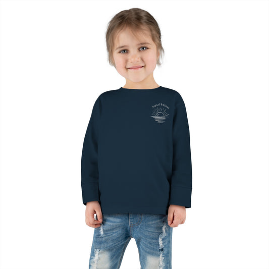 Aqua Horizon Toddler Long Sleeve Tee