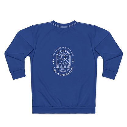 Aqua Horizon Sweatshirt (Dark Blue)