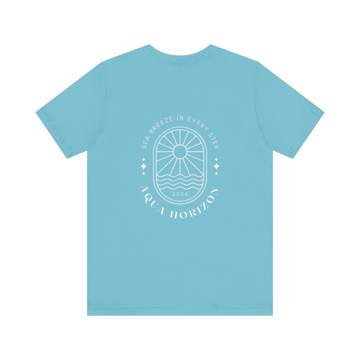 Aqua Horizon Unisex Jersey Short Sleeve Tee