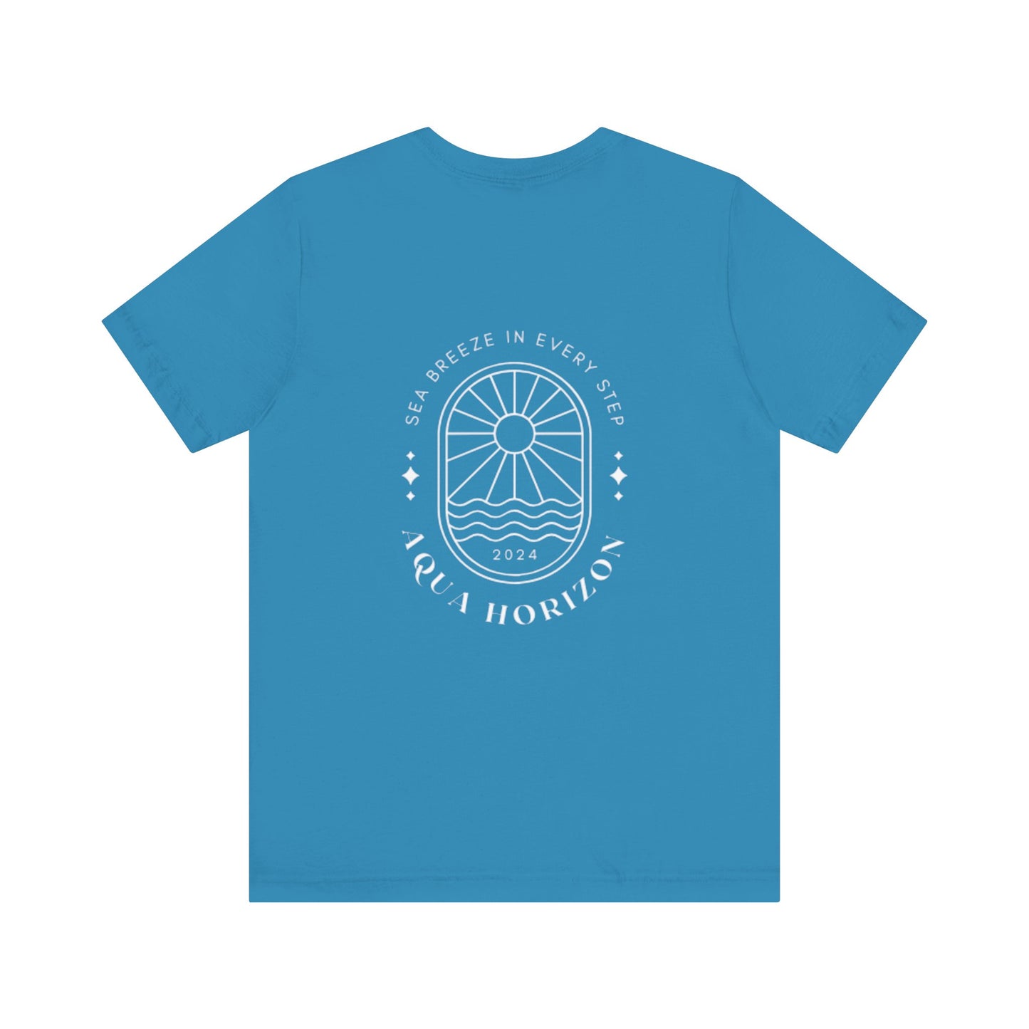 Aqua Horizon Unisex Jersey Short Sleeve Tee