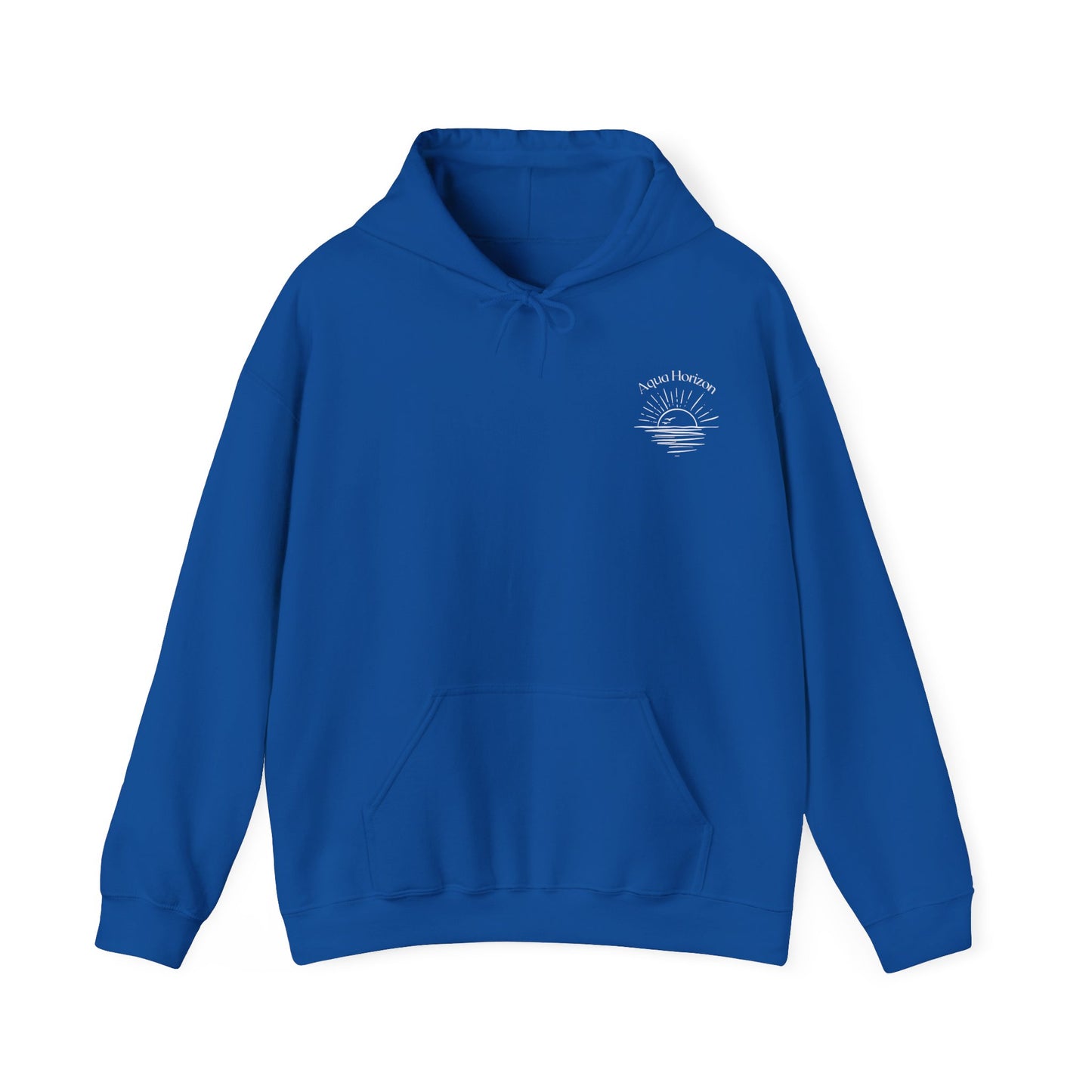 Aqua Horizon Heavy Blend™ Hooded Sweatshirt