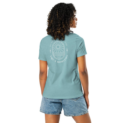 Aqua Horizon Women's Relaxed T-Shirt