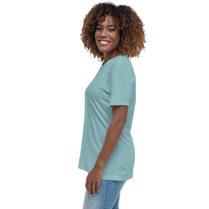 Aqua Horizon Relaxed Palm Women's T-Shirt