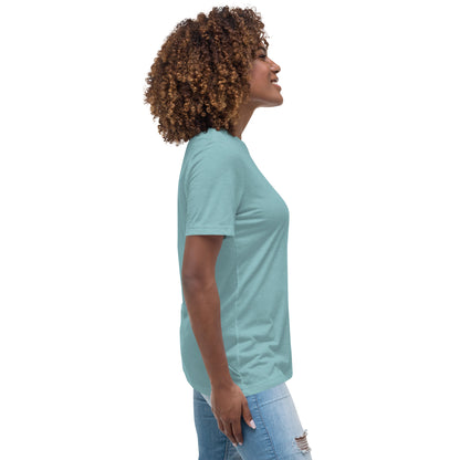 Aqua Horizon Relaxed Palm Women's T-Shirt