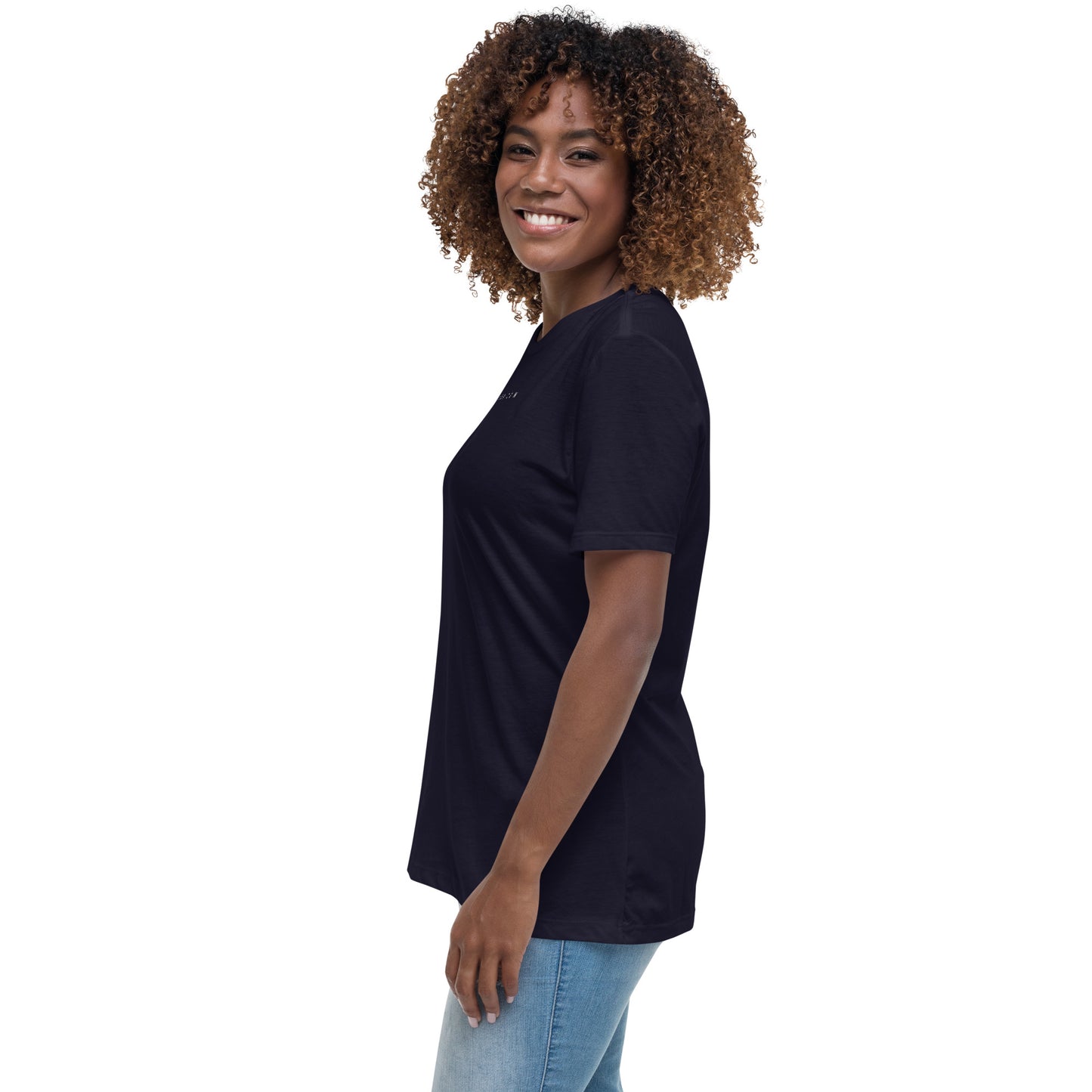 Aqua Horizon Relaxed Palm Women's T-Shirt