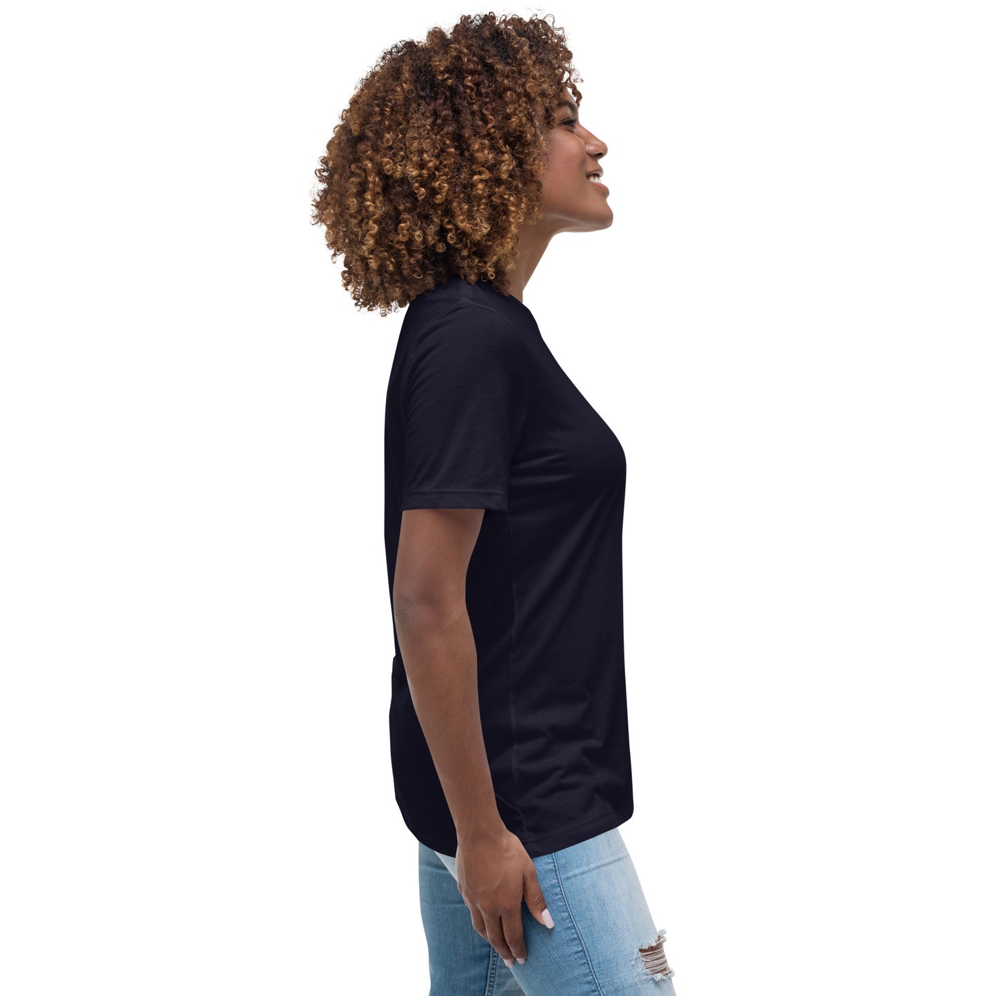 Aqua Horizon Relaxed Palm Women's T-Shirt